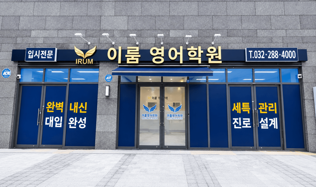 3관 이룸영어학원 입구